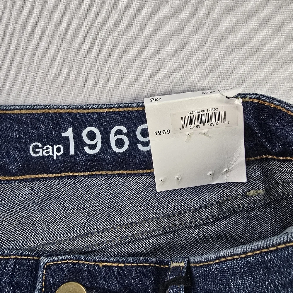 Gap 1969 Sexy Boot Jeans Medium Rinse Womens Size 29 NWT - Picture 11 of 12